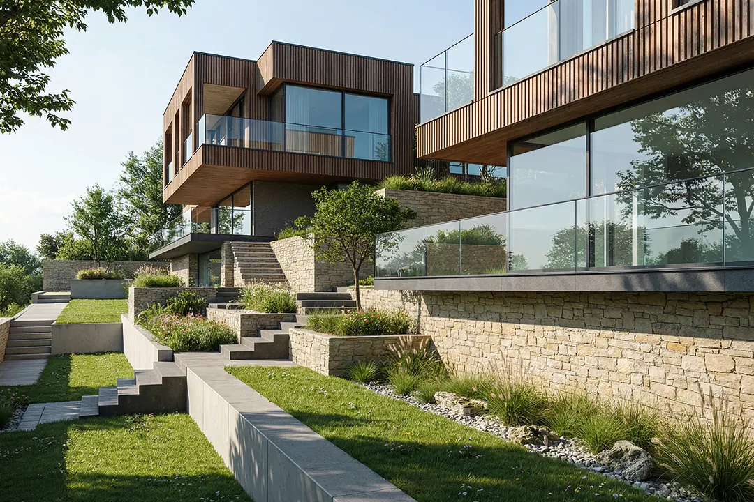 Two Villas on Como Lake, Carate Urio, Italy — exteriors (2)