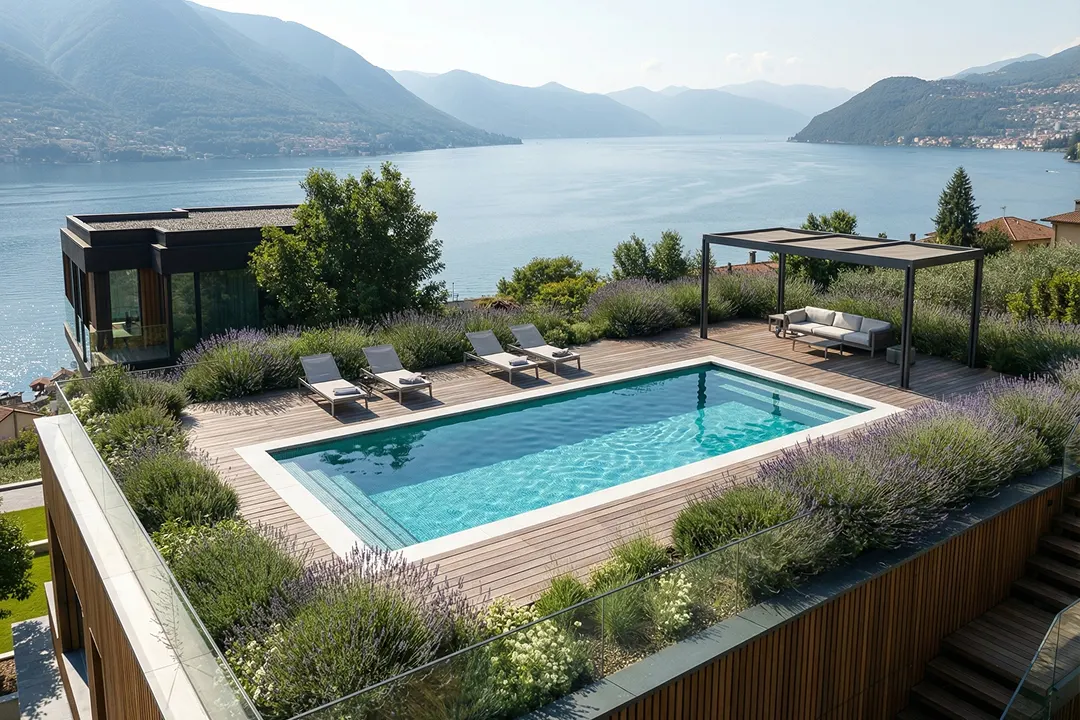 Two Villas on Como Lake, Carate Urio, Italy — exteriors (5)